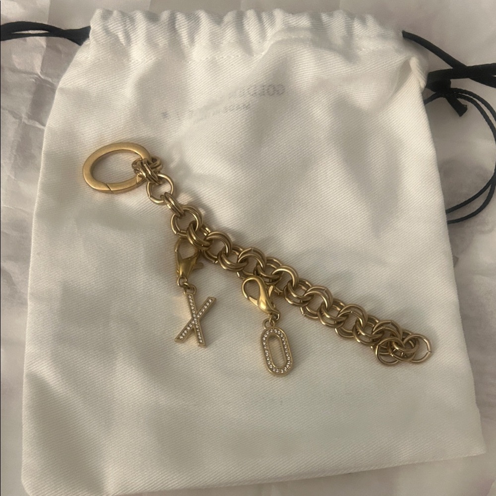 Golden Goose XO Charm and Keychain